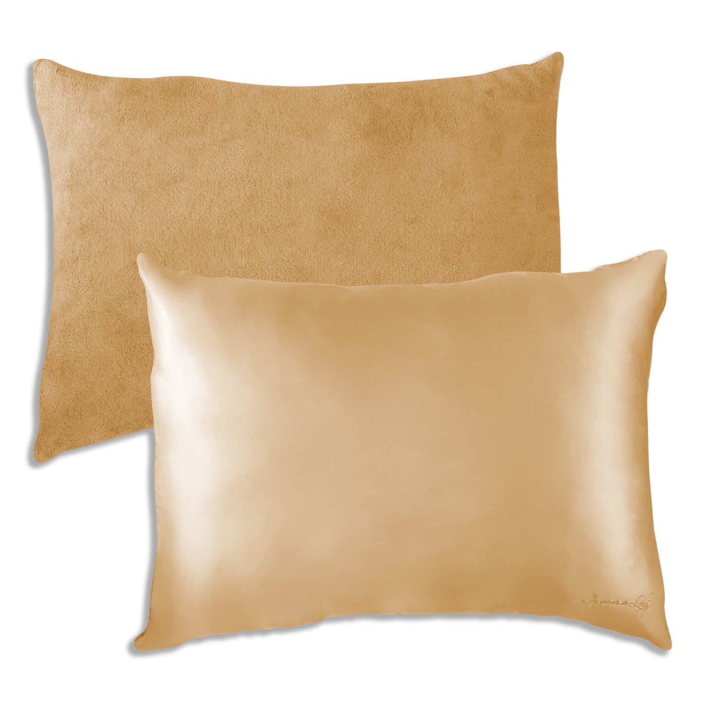 Kiss Pillow Caramel - Taie d'oreiller anti-frisottis