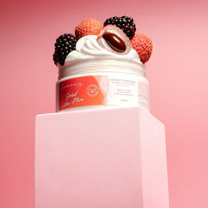 Sorbet Litchi-Mûre - Soin corps hydratant et nourrissant